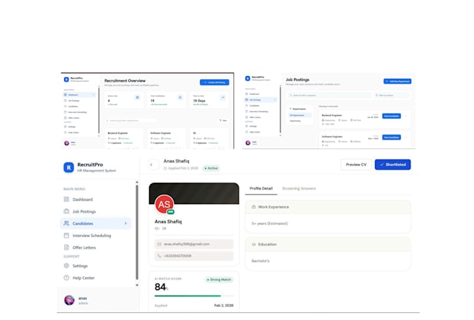build a modern and responsive website for any business type